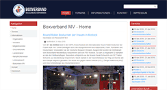 Desktop Screenshot of boxverband-mv.de