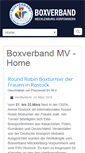 Mobile Screenshot of boxverband-mv.de